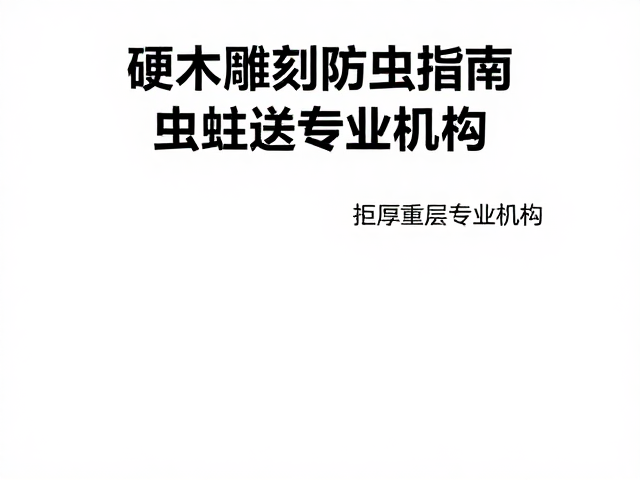 硬木雕刻防虫指南,拒厚重蜡层,虫蛀送专业机构
