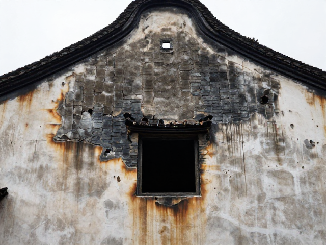 传统建筑烧痕修复,材料相容性关键与无痕修复技术解析