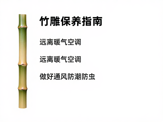 竹雕保养指南,远离暖气空调,做好通风防潮防虫