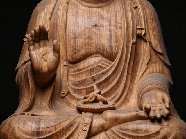 漆雕佛教造像,如何通过木性纹理读懂匠心与禅意