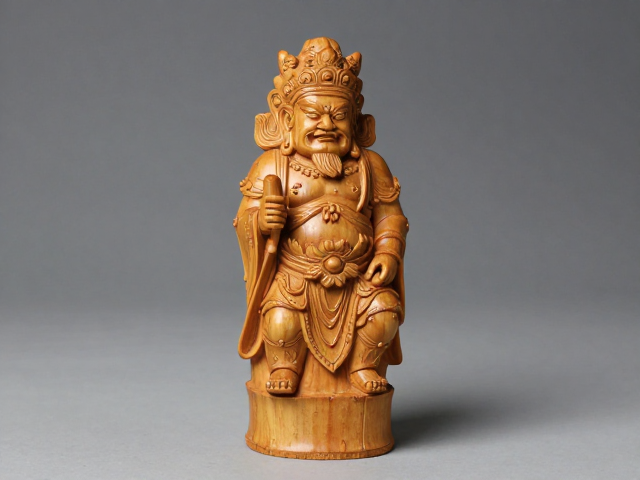 神话人物竹根雕摆件,传承非遗匠心,寓意吉祥的艺术珍品