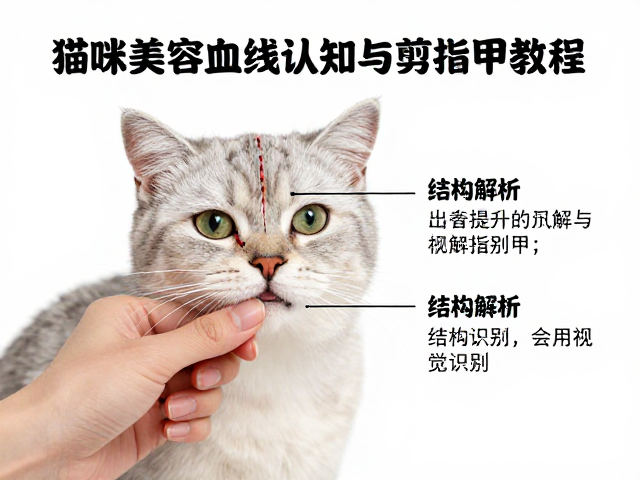 新手必看！猫咪美容血线认知与剪指甲教学，告别出血恐惧