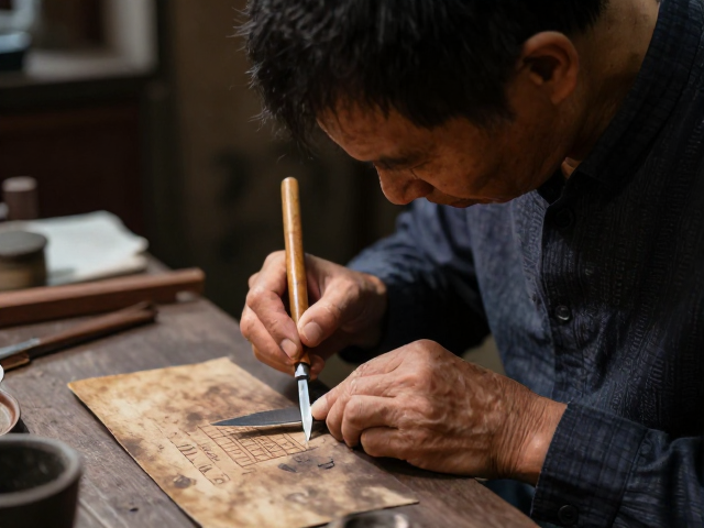 非遗传承,师徒授艺下的手工刻刀技艺与地域文化密码