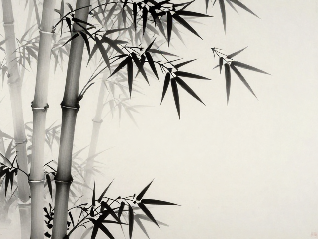道家竹韵,书画入雕的艺术,诠释虚心有节的东方美学