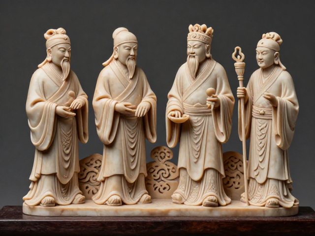 留青雕八仙,因材施艺,传承非遗雕刻之美