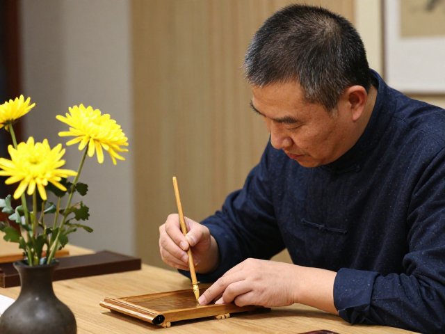 梅兰竹菊木之温润厚重,师徒口传心授,揭秘非遗技艺传承与匠心