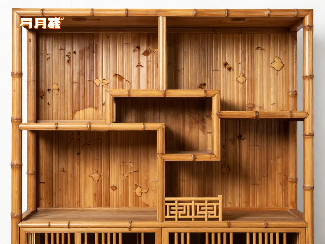 竹木雕刻历史悠远,博古架陈列纳福迎祥,传承东方雅韵