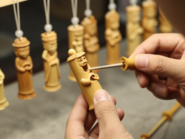 益阳竹雕产区揭秘，小型挂饰造型训练与手作美学
