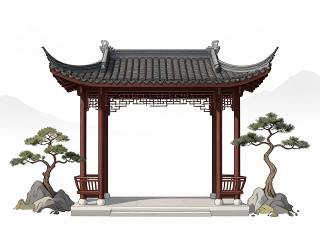 山水楼阁构图设计,家具构件如何提升空间意境