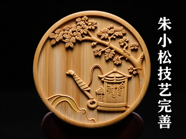朱小松圆雕技法完善,探秘竹刻源流与艺术巅峰