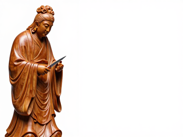 黄杨木雕名家以刀代笔,如何让人物神态传神?