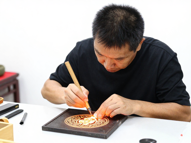 代表性传承人,激光雕刻结合手工修饰,焕新传统实用器物