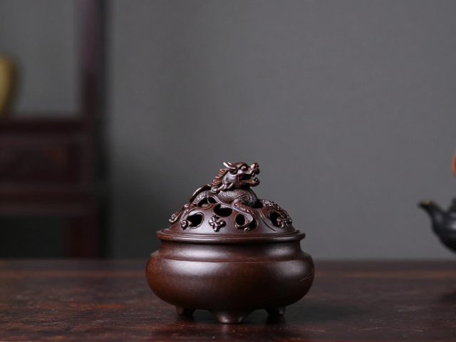 禅意陈设,瑞兽纹样焚香器具,打造中式雅致空间