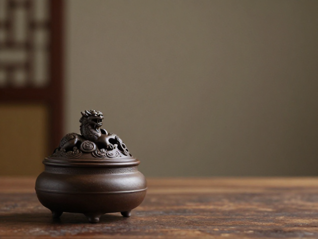 禅意陈设,瑞兽纹样焚香器具,打造中式雅致空间