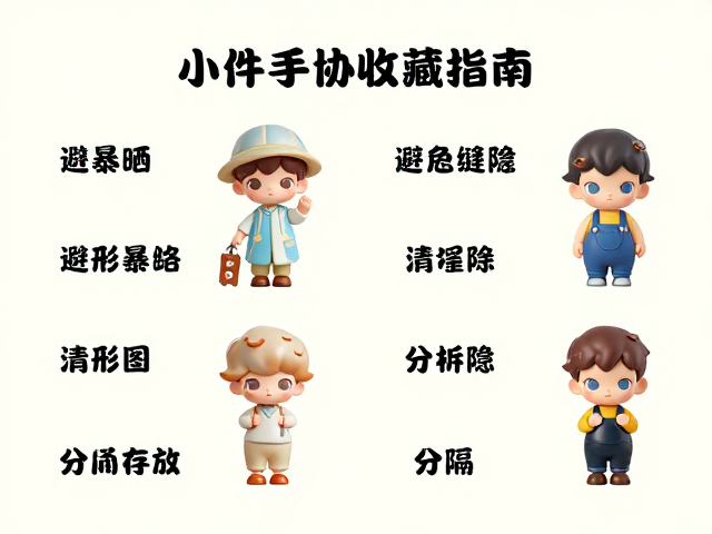 小件手办收藏指南,避免暴晒、清理缝隙与分隔存放技巧