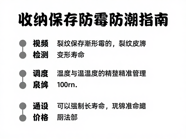 收纳保存防霉防潮指南,裂纹与变形检测技巧,延长物品寿命