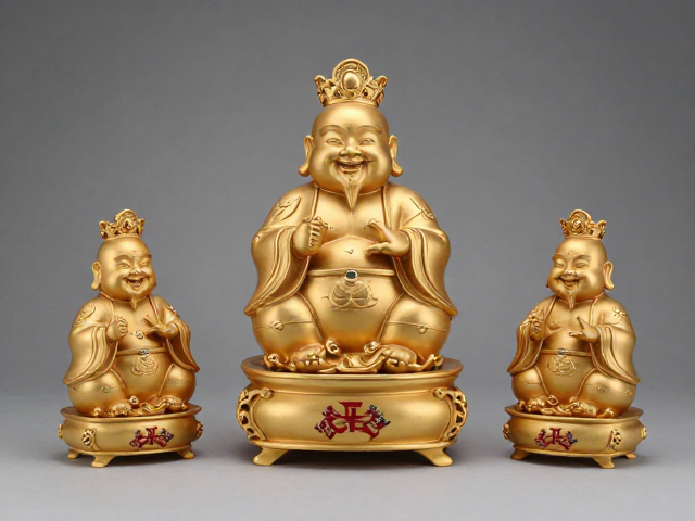 福禄寿禧摆件寓意,庄重肃穆设计,祈愿福寿绵长吉祥