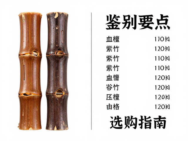 血檀与紫竹竹节区别,鉴别要点、价格对比及选购指南
