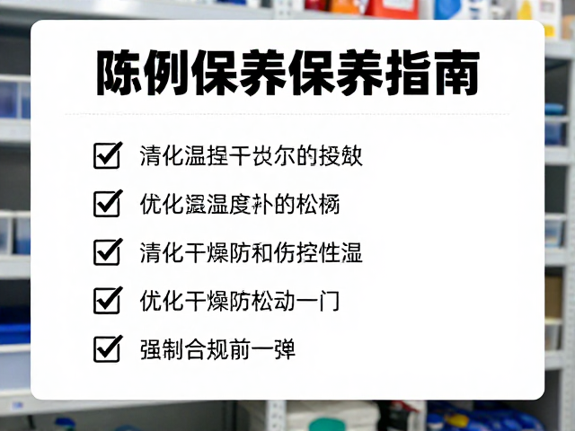 货架陈列保养指南,清洁干燥防松动,延长设备寿命
