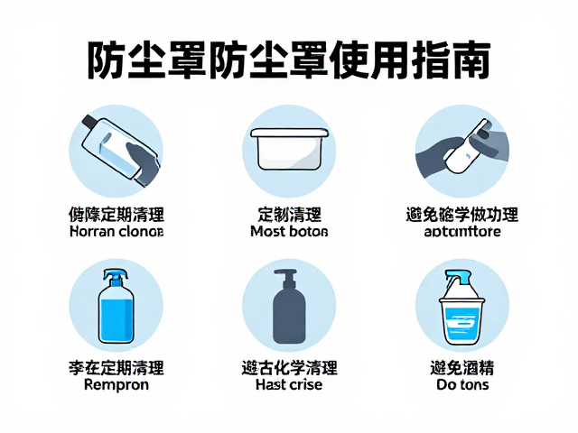 防尘罩使用指南,缝隙定期清理,避免酒精化学溶剂损伤
