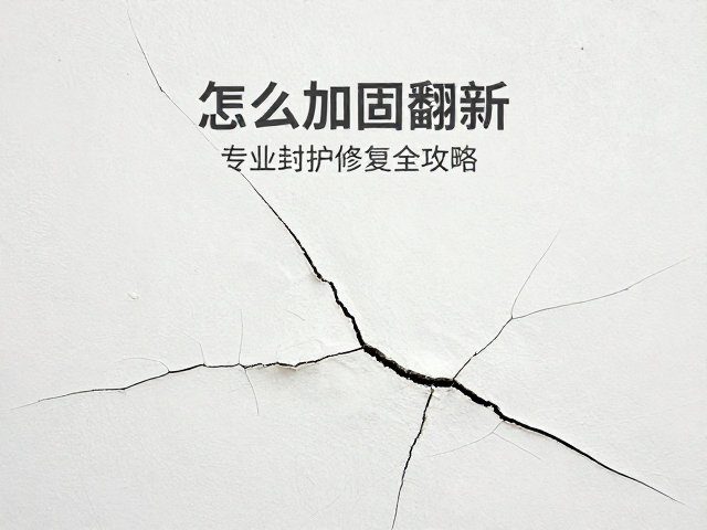 墙面裂缝怎么加固翻新?专业封护修复全攻略