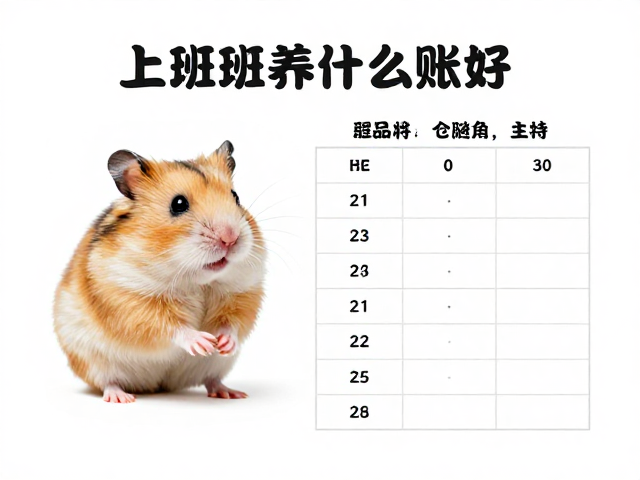 上班族养什么好？仓鼠入门成本低，比宠物兔子更省心