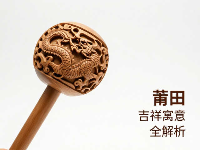 莆田木雕木槌上的龙凤纹样,非遗技艺与吉祥寓意全解析