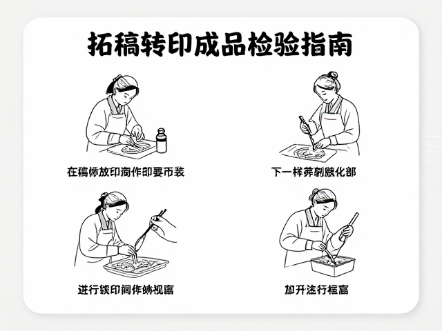 拓稿转印成品检验指南,民俗生活中的非遗技艺与避坑要点