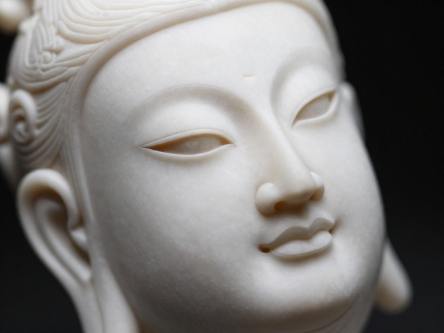 开脸工艺详解,审坯定形与层次深浅分明的雕刻美学
