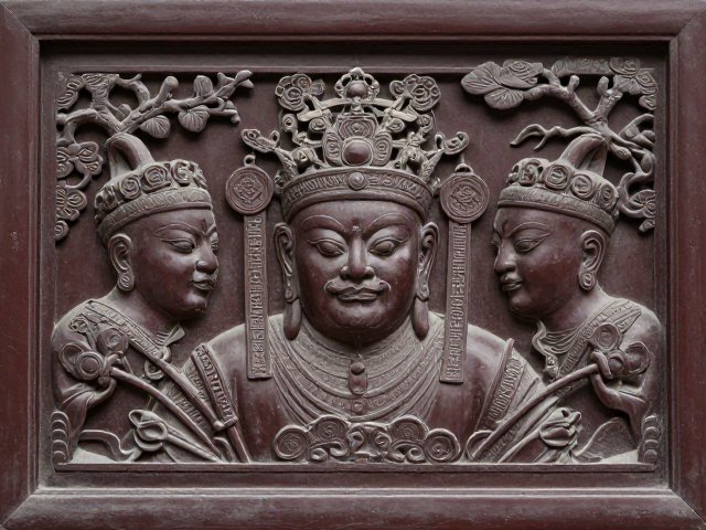 宫廷造办处深浮雕成熟工艺,精雕开脸尽显皇家气韵