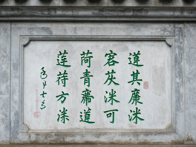 莲荷清廉,宗教文化中的诗文题刻与精神意象