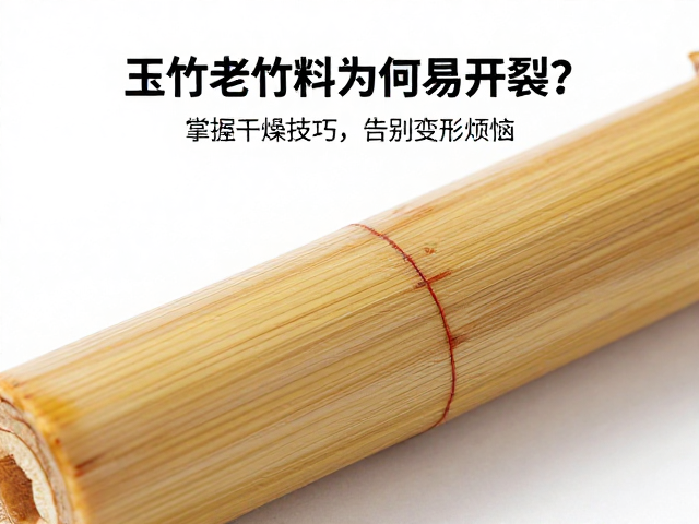 玉竹老竹料为何易开裂?掌握干燥技巧,告别变形烦恼