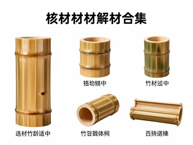 竹簧雕刻入门,选材竹龄适中,必备原材料与工具全解析
