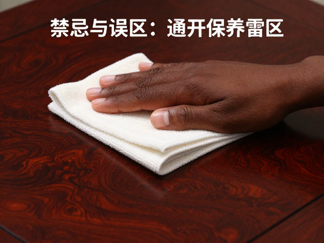 紫檀保养指南,干布擦拭与少量薄涂,让家具历久弥新