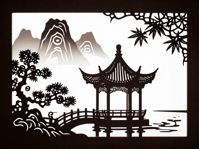 镂空雕粗坯山水亭台,传统工艺与现代审美的完美融合