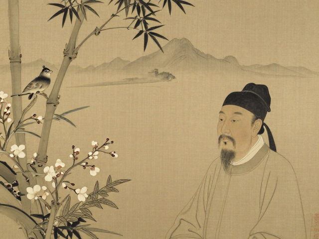 花鸟竹雕与文人肖像，远山近水间的东方美学意境解析