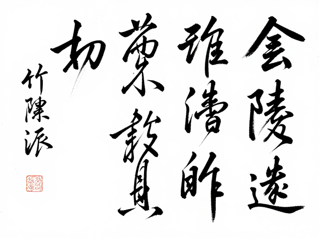 金陵派书法竹雕，刀意与疏密构图的艺术美学