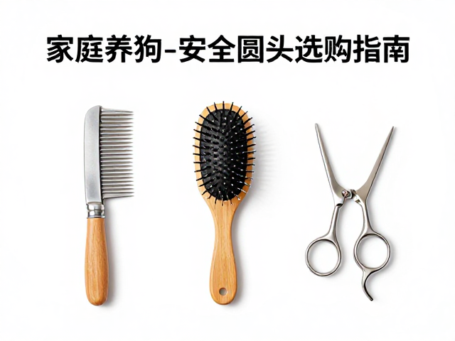 家庭养狗零基础自助洗护,开结梳与安全圆头剪选购指南