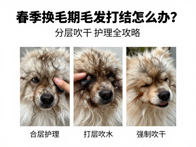 春季换毛期毛发打结怎么办？分层吹干护理全攻略