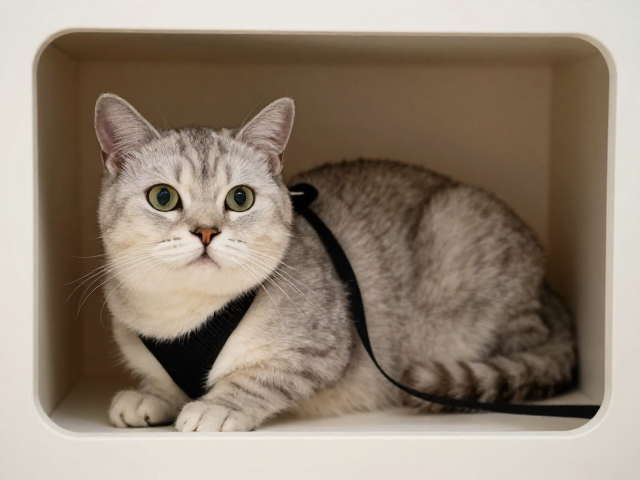 短毛宠物猫安静躲藏区怎么选？牵引绳使用指南助你轻松养猫