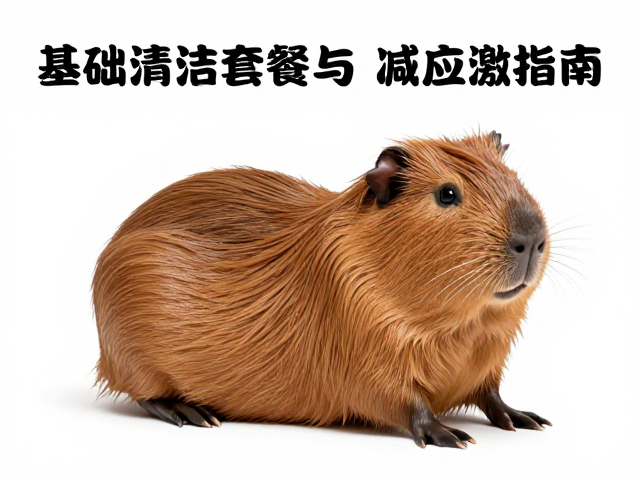 豚狸全身轻柔洗护实操,基础清洁套餐与减应激指南