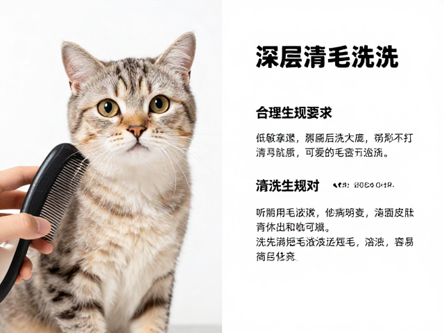 狞猫短毛深层清洁洗护流程,短毛梳使用与低敏猫科产品选择指南