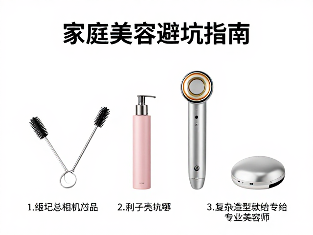 家庭美容避坑指南,简易工具搭配,复杂造型交给专业美容师