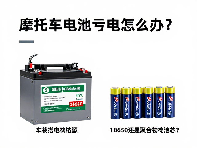 摩托车电瓶亏电怎么办？车载搭电电源选18650还是聚合物锂电池芯？