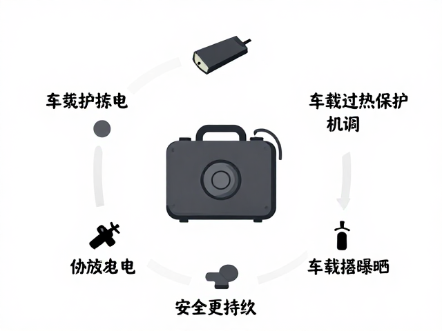 车载搭电电源过热保护,避免高温暴晒,安全更持久