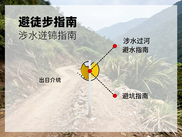 山野小众土路徒步路书,涉水过河关键标记点与避坑指南