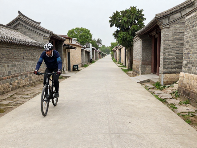 民俗古道骑行攻略，广角构图技巧与信号盲区应对指南