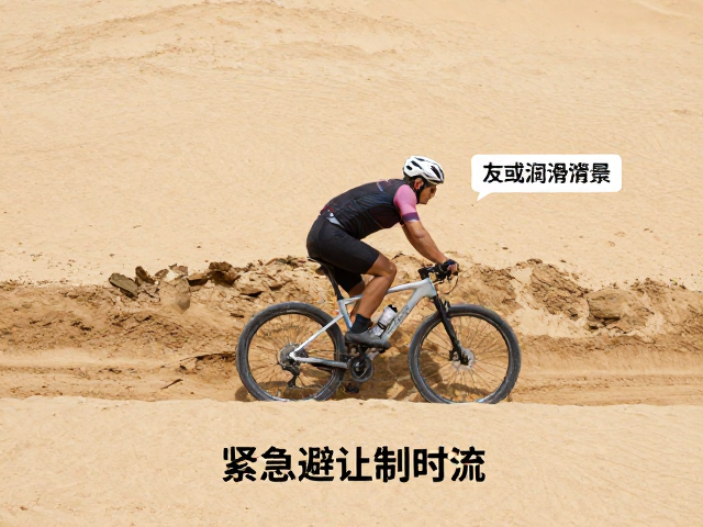 沙地防陷骑行技巧,链条润滑张紧与紧急避让制动指南