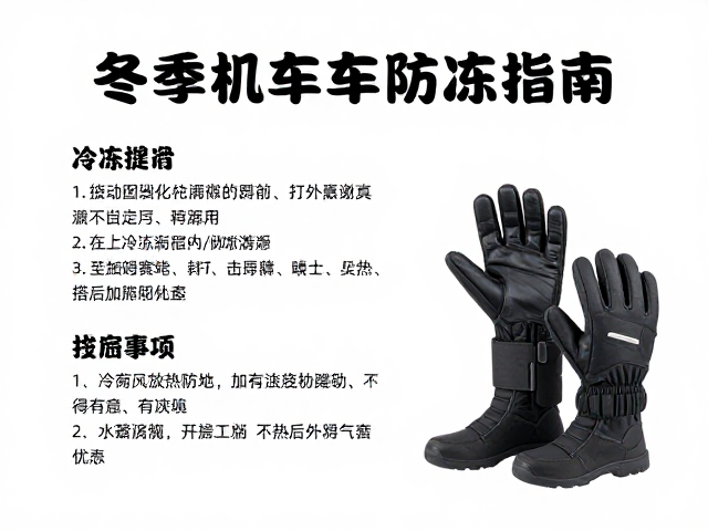 冬季机车防冻指南,冷启动技巧与加热手套靴子选购