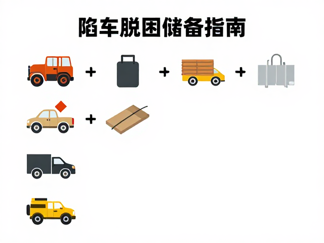 陷车脱困与物资储备指南,像领袖一样生存
